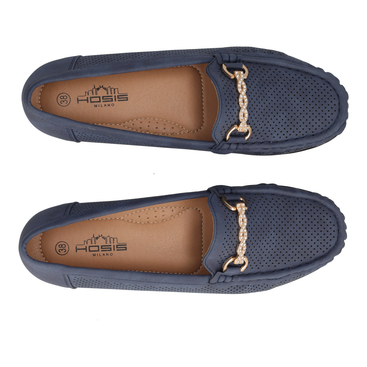 Mocassini Donna Blu