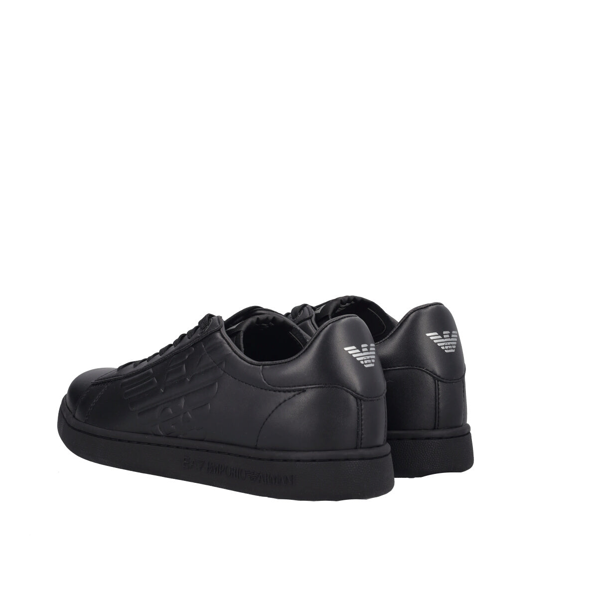 Sneakers Uomo Nere in Pelle