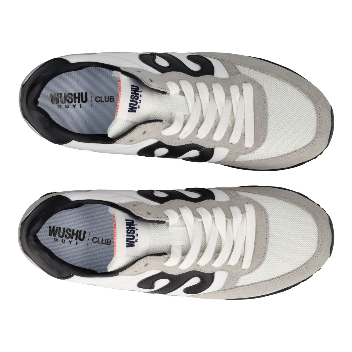 CLUB Sneakers Uomo Grigie e Bianche