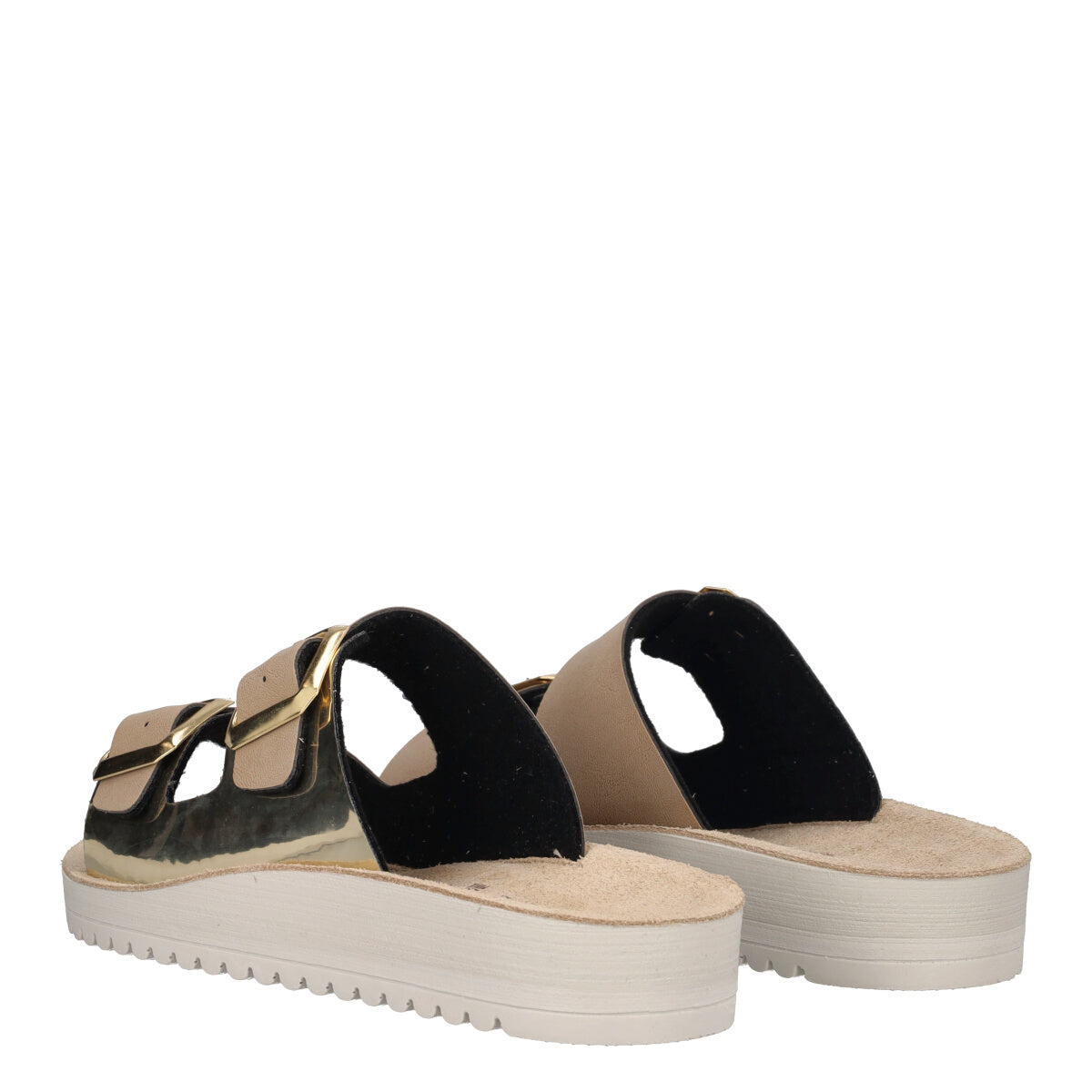 Ciabatte Donna Beige e Platino