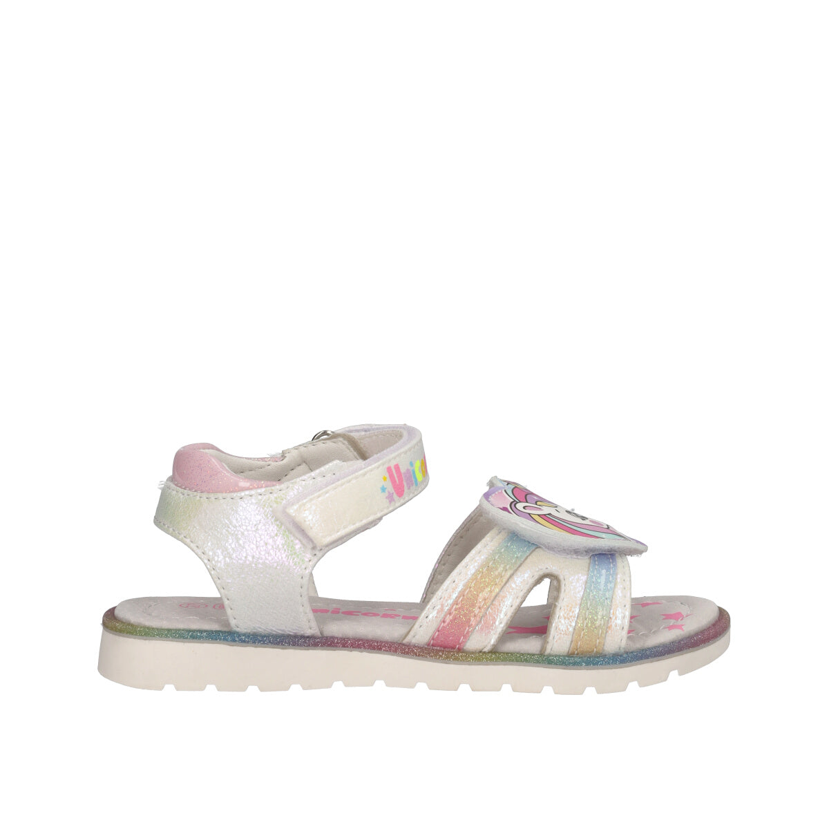 Sandali Bambina Bianchi Unicorni