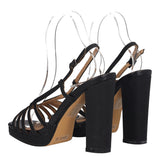 Sandalo con Tacco Donna Nero