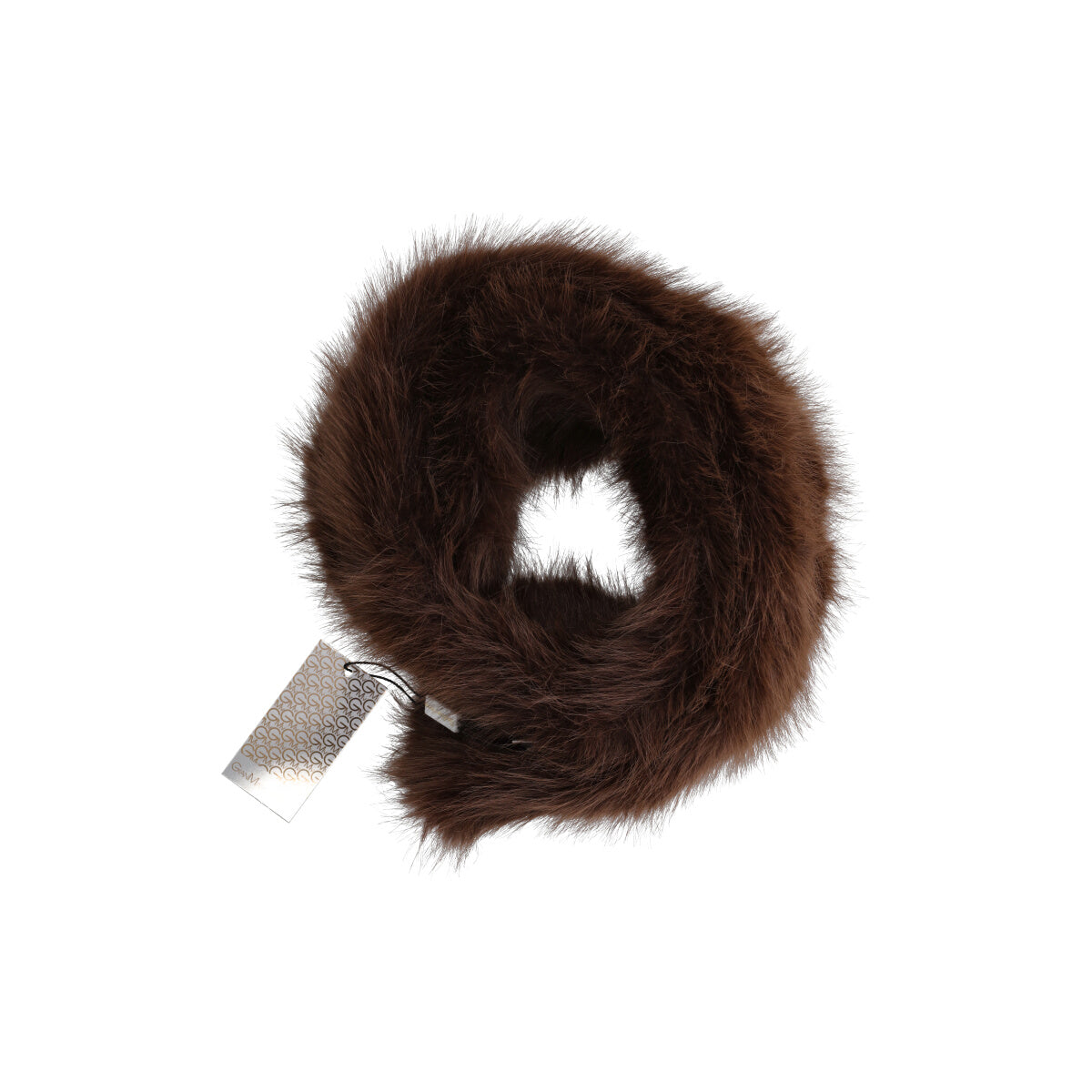 Collo pelliccia Donna Marrone