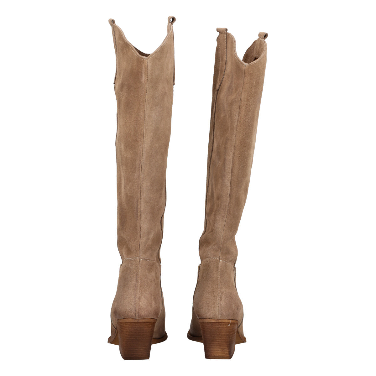 Stivale Taupe Texano in Pelle