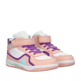 BABY PLAYER Sneakers Alte Bambina Bianche e Rosa