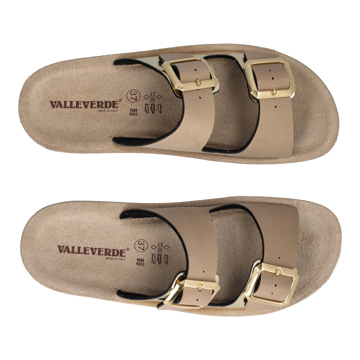 Ciabatte Donna Beige e Platino