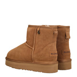 Stivaletti Donna Camel in Pelle