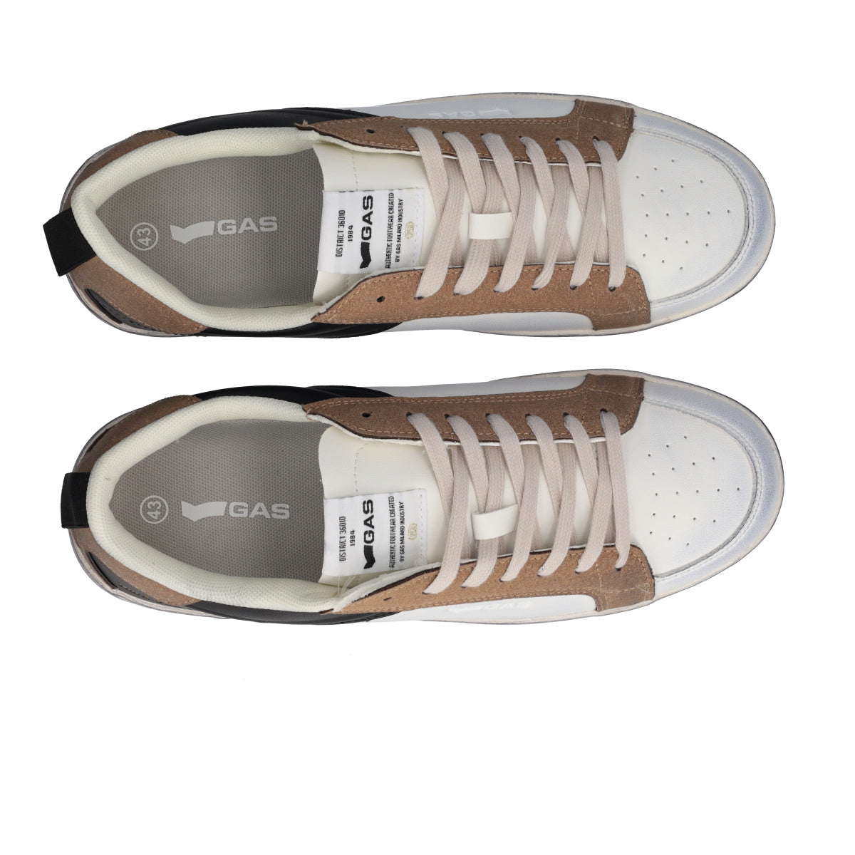 NIKA GS MIX Sneakers Uomo Off White