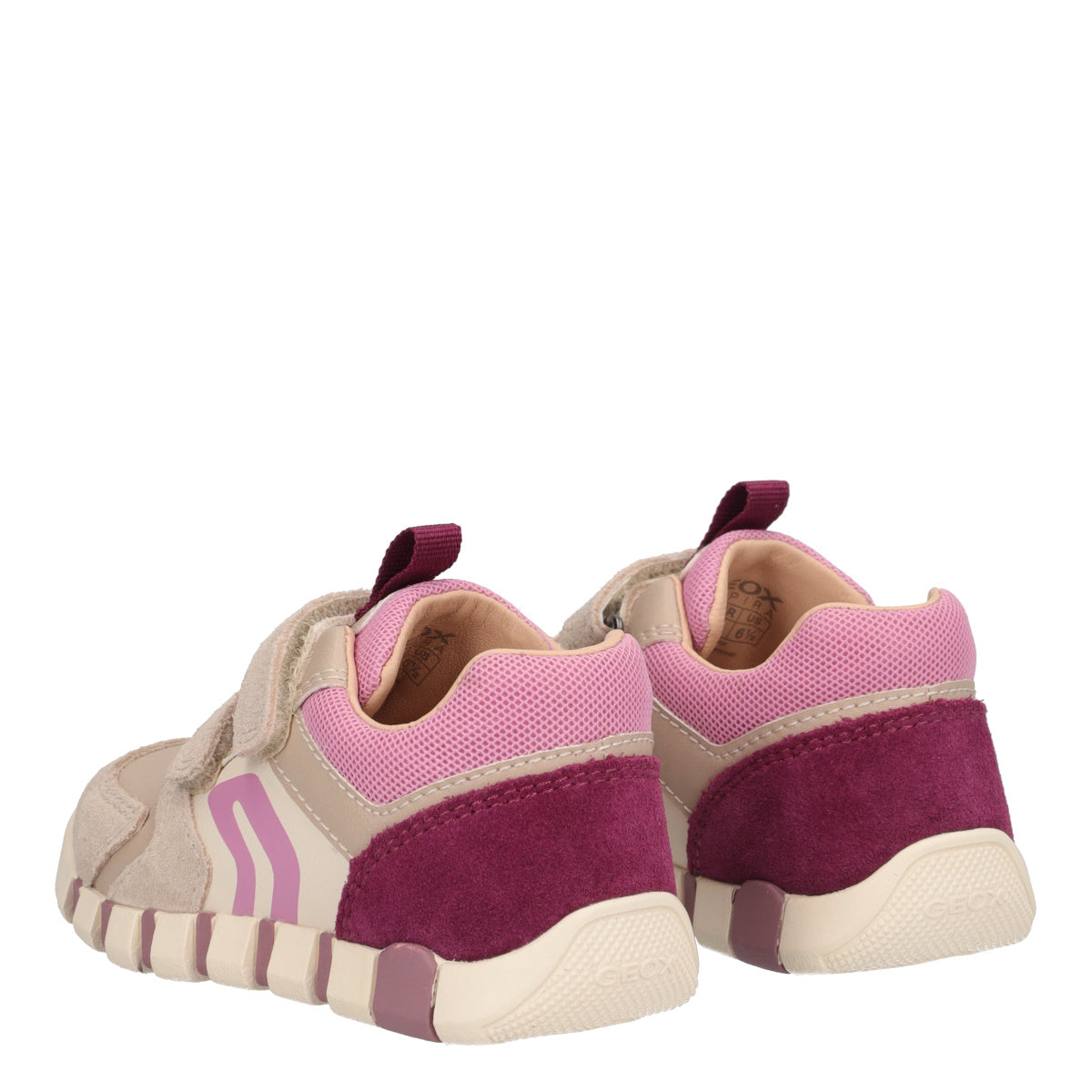 IUPIDOO Sneakers Bambina Beige e Rosa