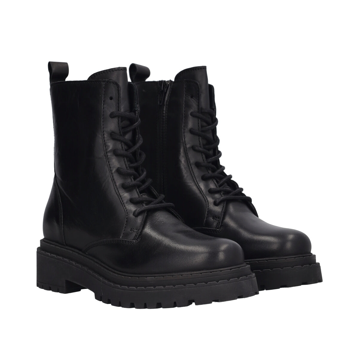 Anfibi Donna Nere in Pelle