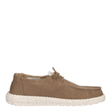 WENDY STRETCH CANVAS Mocassino Slip-on Taupe