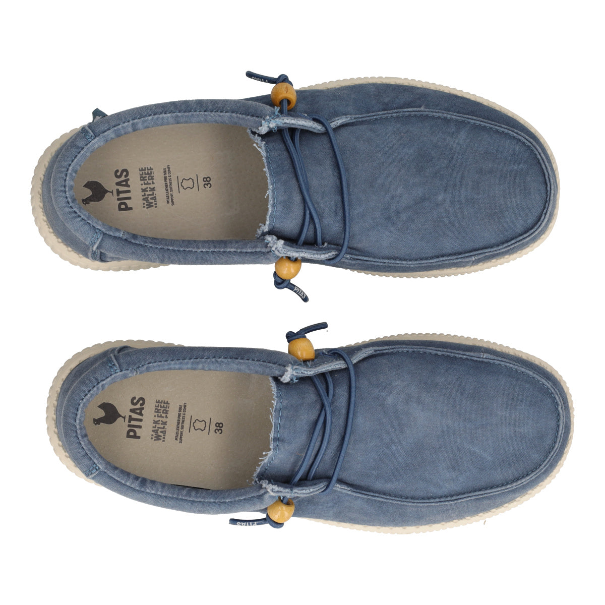 WALLABI WASHED Mocassini Donna Azzurri