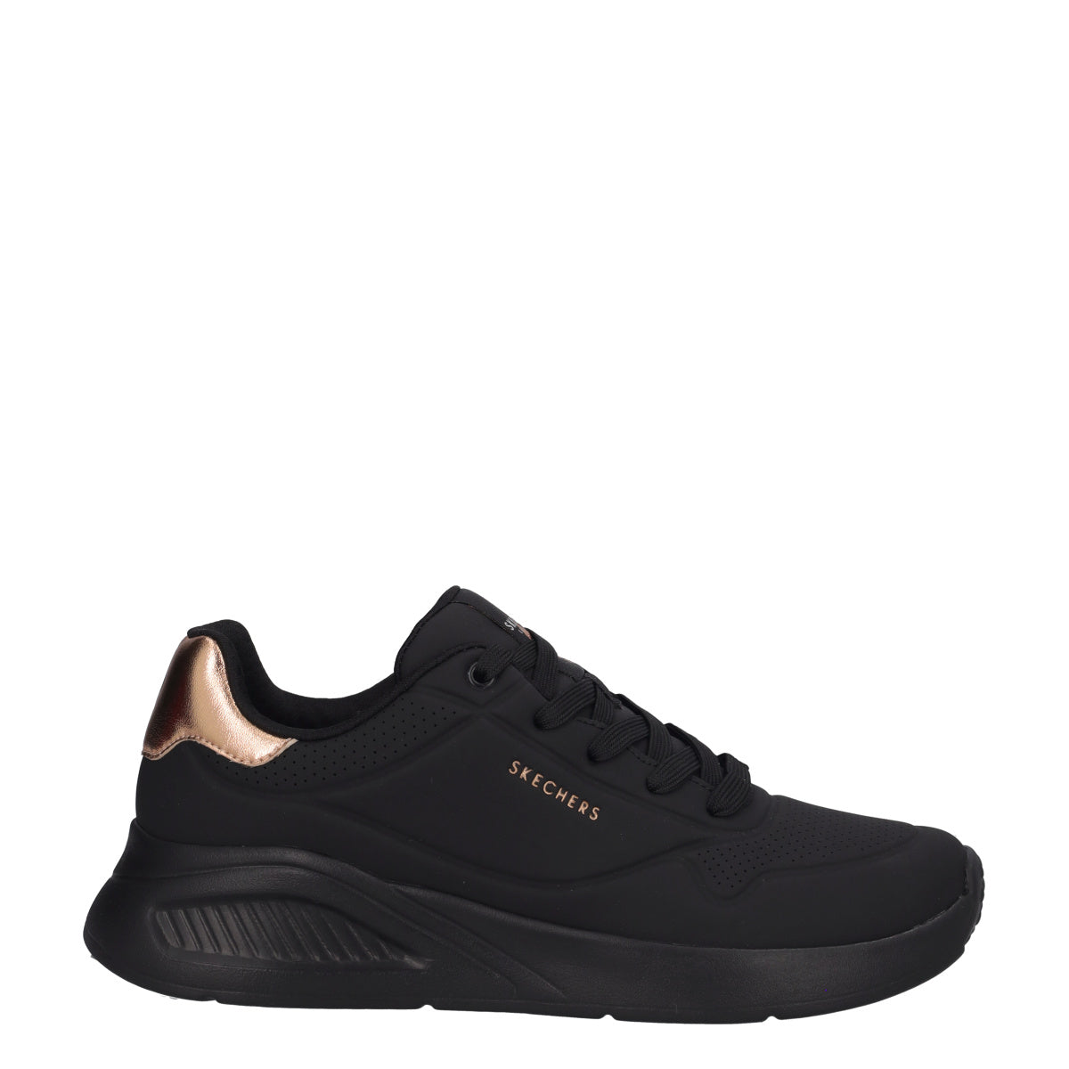 UNO LITE SHIMMER ALONG Sneakers Donna Nere e Bronzo