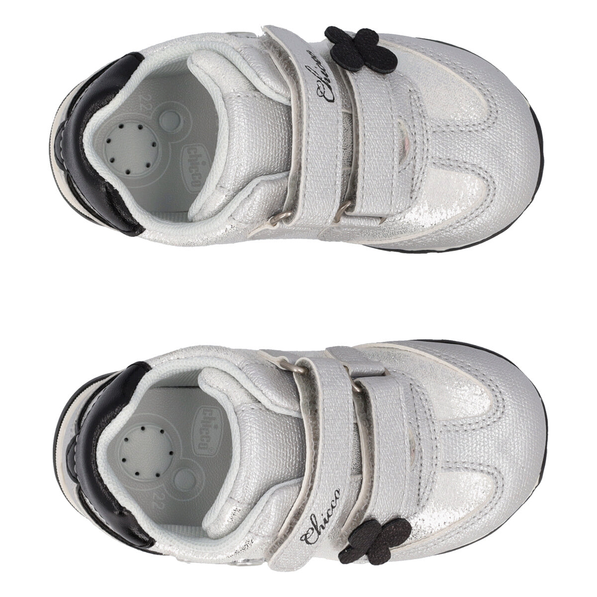 GIANDA Sneakers Bambina Argento