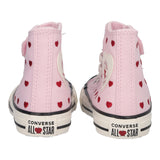 ALL STAR HEARTS & ROSES Sneakers Bambina Rosa