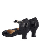 Scarpe da Ballo Donna Nere Glitter Tacco 6