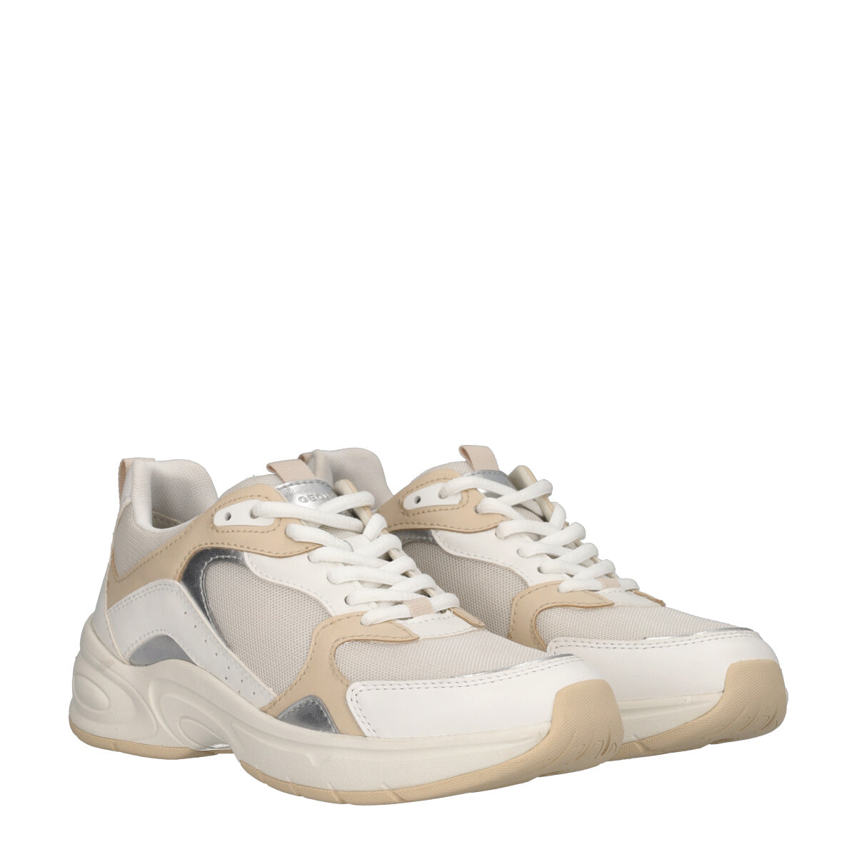 ZARVIA Sneakers Donna Bianche e Beige