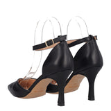 Sandalo con tacco 8 Donna Nere