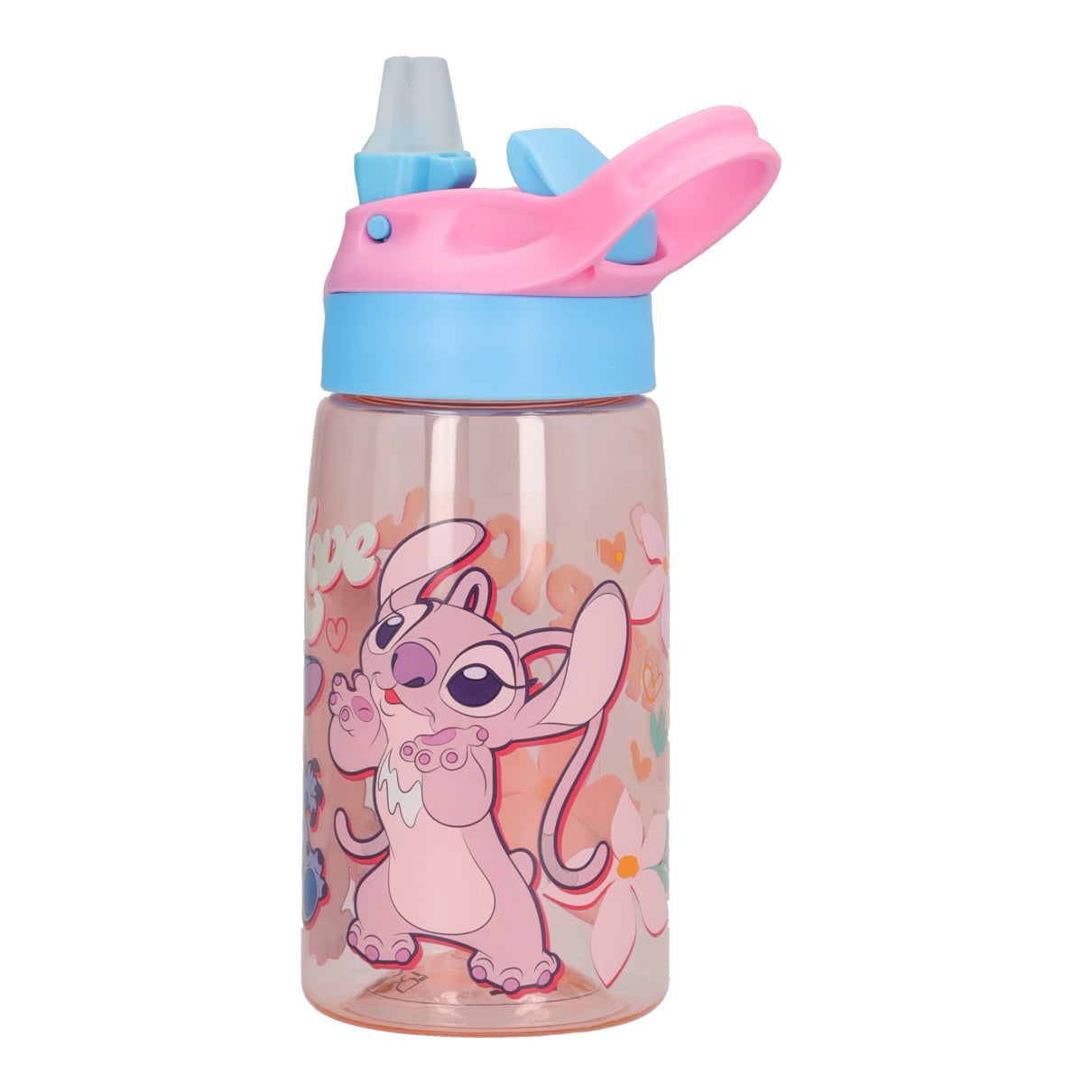 Borraccia con Cannuccia 480ml Tema Stitch