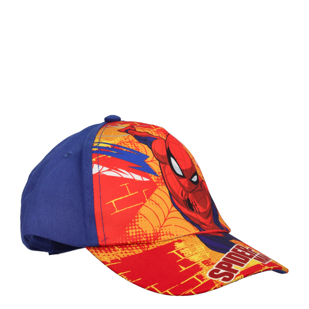 Cappello con Visiera Bambino Blu e Rosso Spider-Man