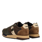 F6 QUEENS 01 WAX Sneakers Uomo Verdi e Marroni