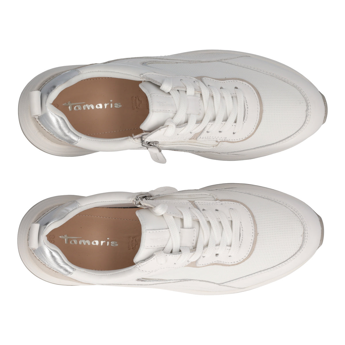 Sneakers Donna Bianche in pelle