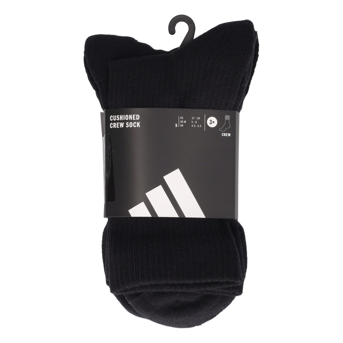 C ESS CRW 3P Calze Unisex Nere