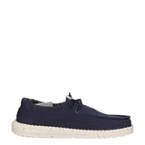 WENDY STRETCH CANVAS Mocassini Slip-on Donna Blu