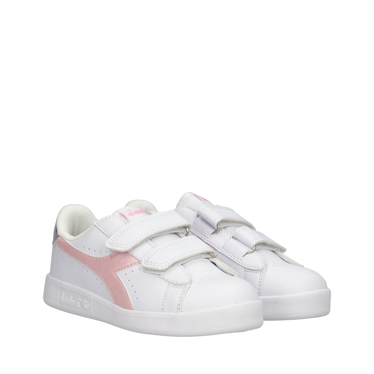 GAME P BALLET PS Sneakers Bambina Bianche, Rosa e Argento