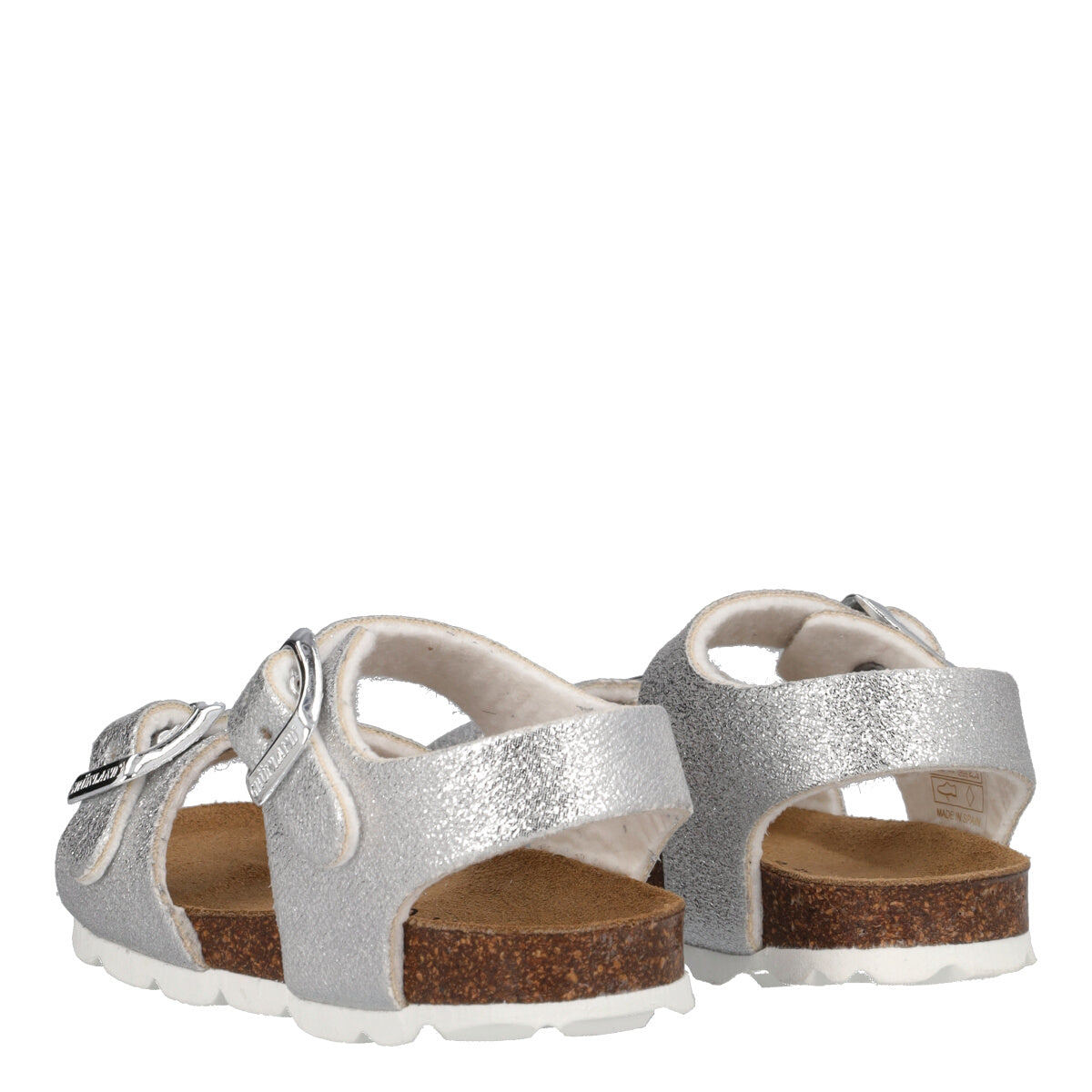 ARIA Sandali Bambina Argento Glitter