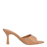 Ciabatte con Tacco Donna Beige