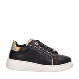 Sneakers Bambina Nere e Oro