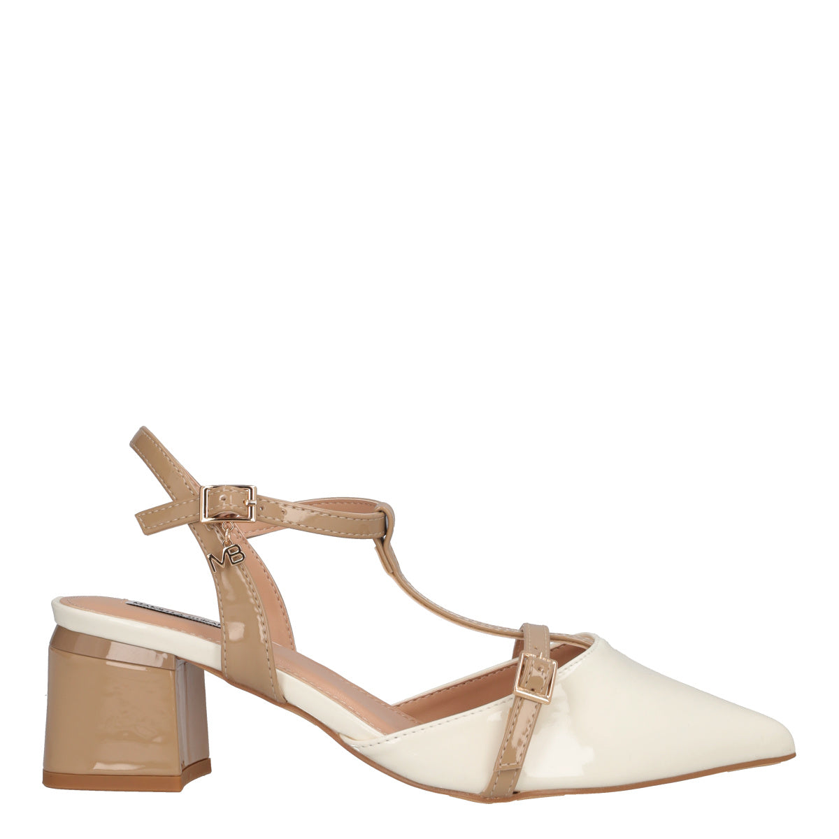 QUEEN Sandali con Tacco Donna Burro