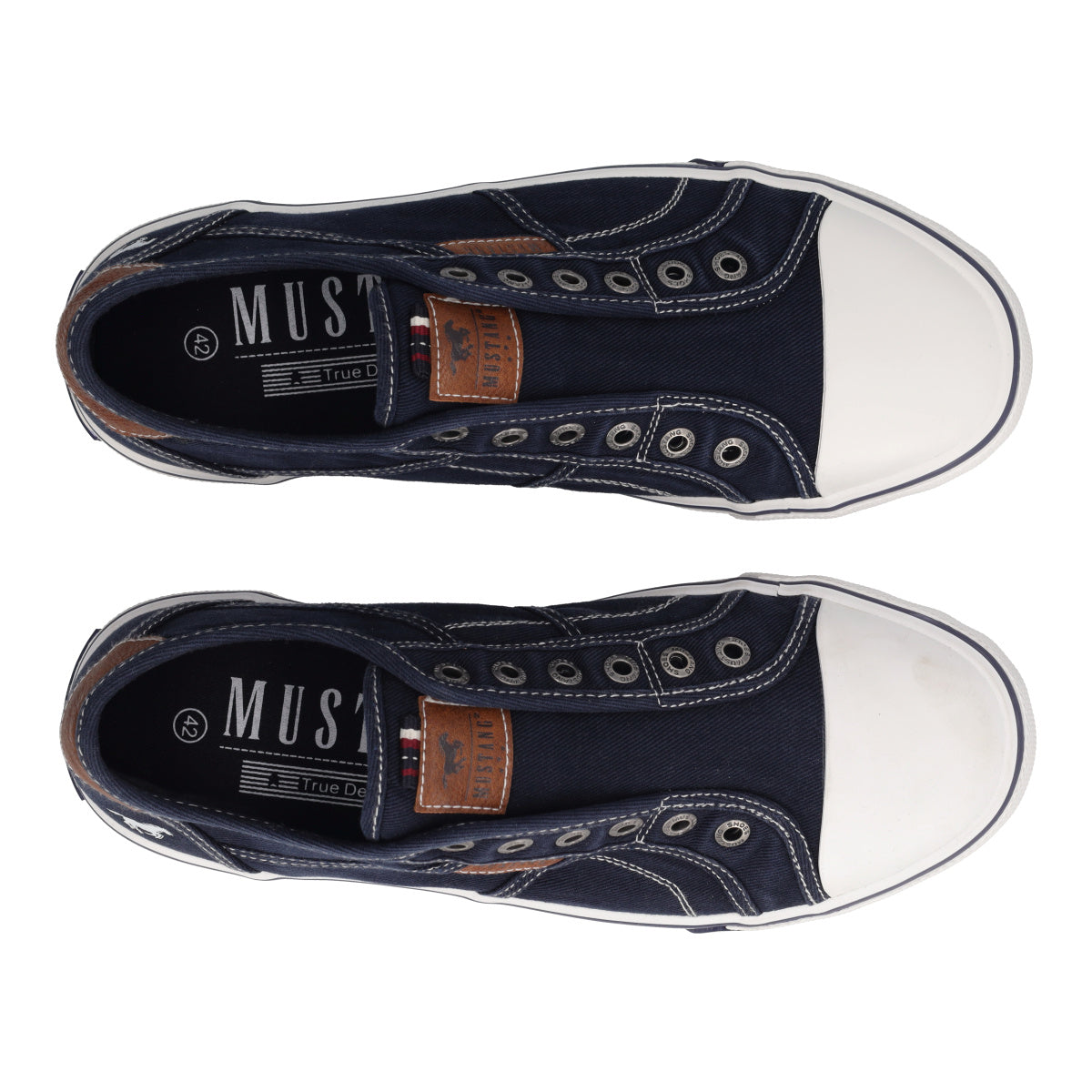 Sneakers Slip-on Uomo Blu Denim