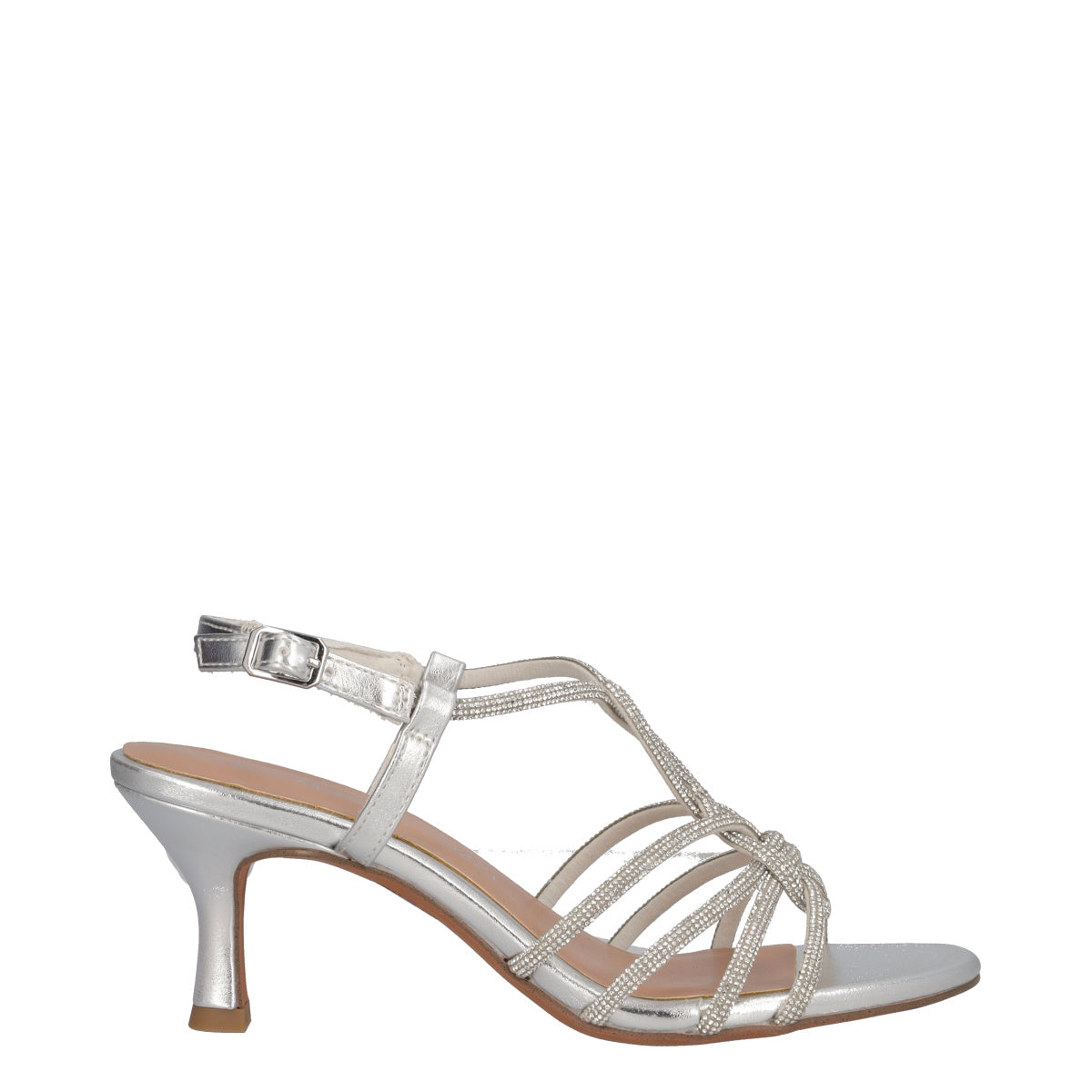 Sandali con Tacco Donna Argento