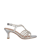 Sandali con Tacco Donna Argento