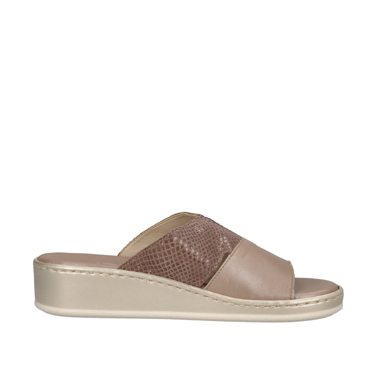 Ciabatte Donna Taupe Perla