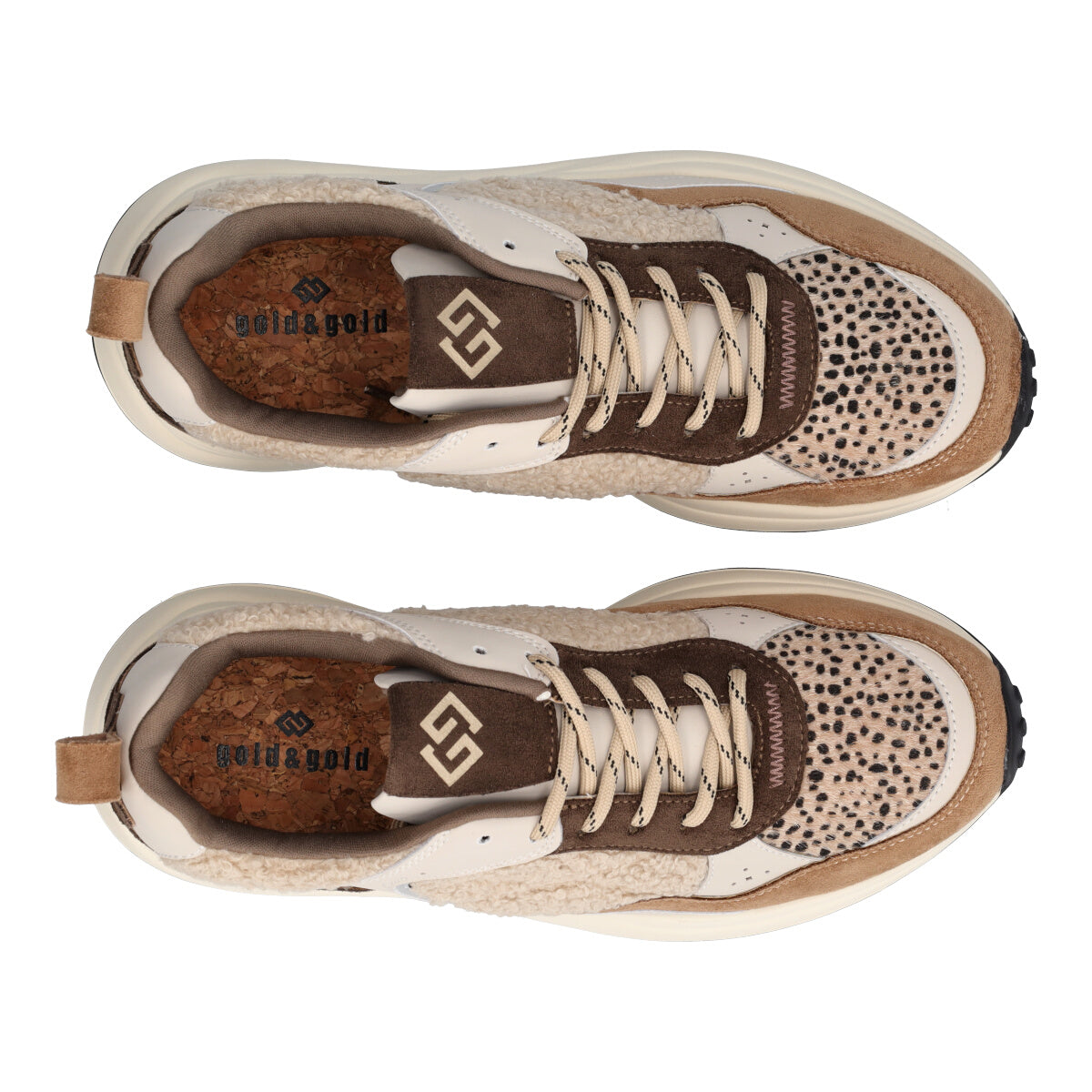 Sneakers Donna Beige e Animalier
