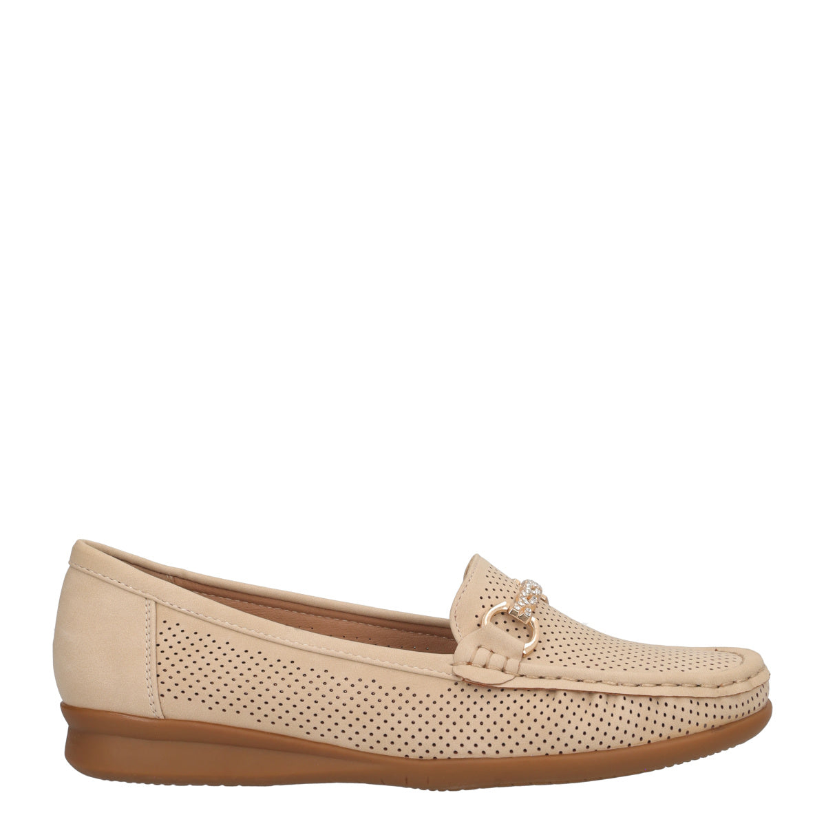 Mocassini Donna Beige