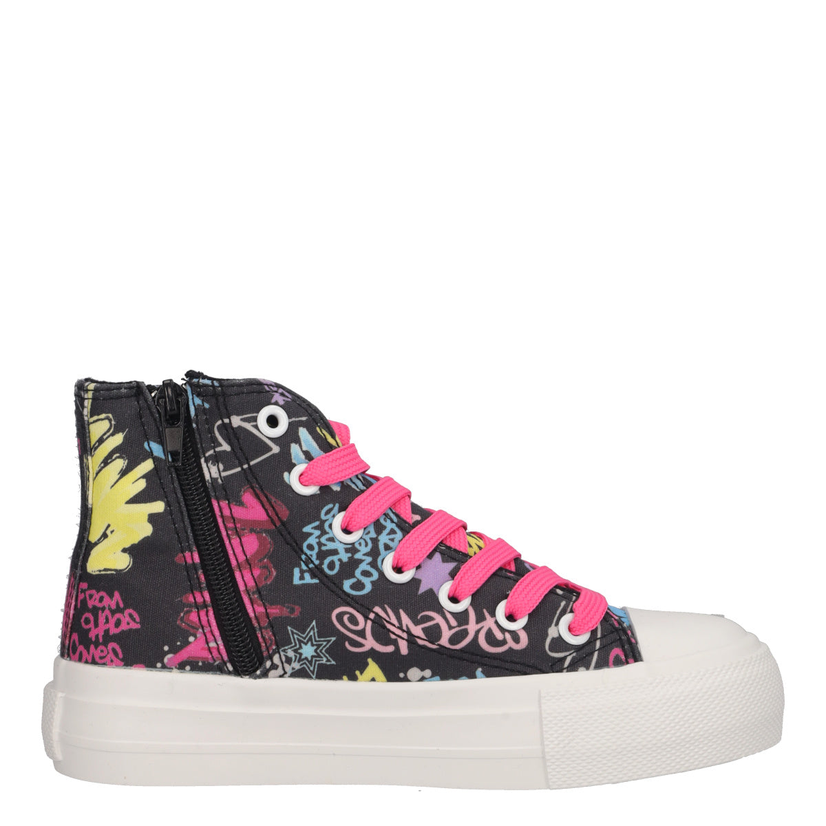 Sneakers Alte Bambina Nere