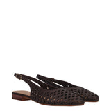 Sandali Donna Marroni in Pelle