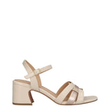 Sandali con tacco Donna Crema