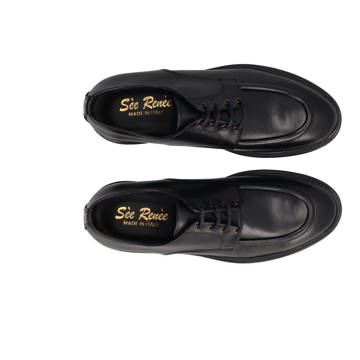 Scarpe eleganti e Cerimonia Uomo Nere in Pelle