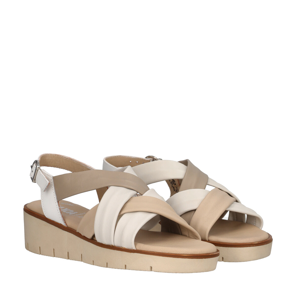 Sandali Donna Bianchi, Beige e Latte