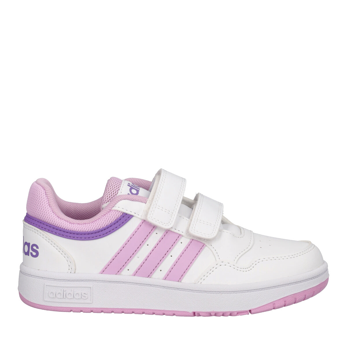 HOOPS 3.0 CF Sneakers Bambina Bianche e Rosa