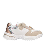 Sneakers Bambina Bianche e Beige