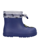 Stivaletti da Pioggia Bambino Blu con Dinosauro