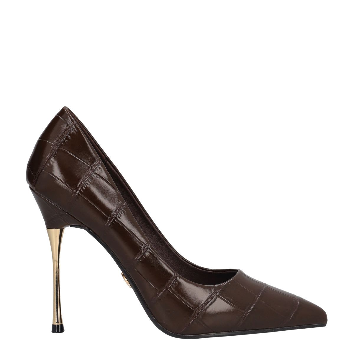 Décolleté Donna Marrone - Tacco 10 cm