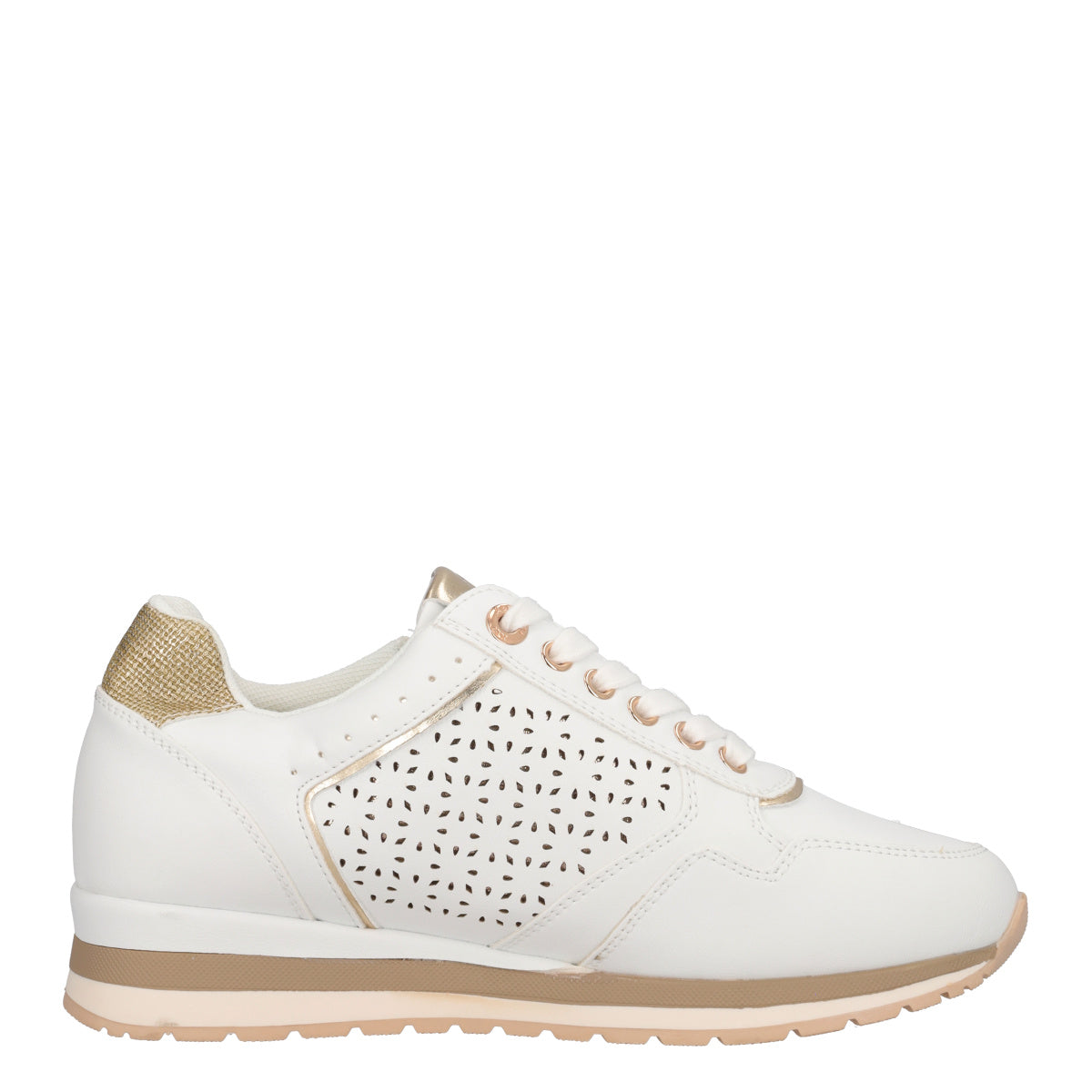 Sneakers Donna Bianche e Oro