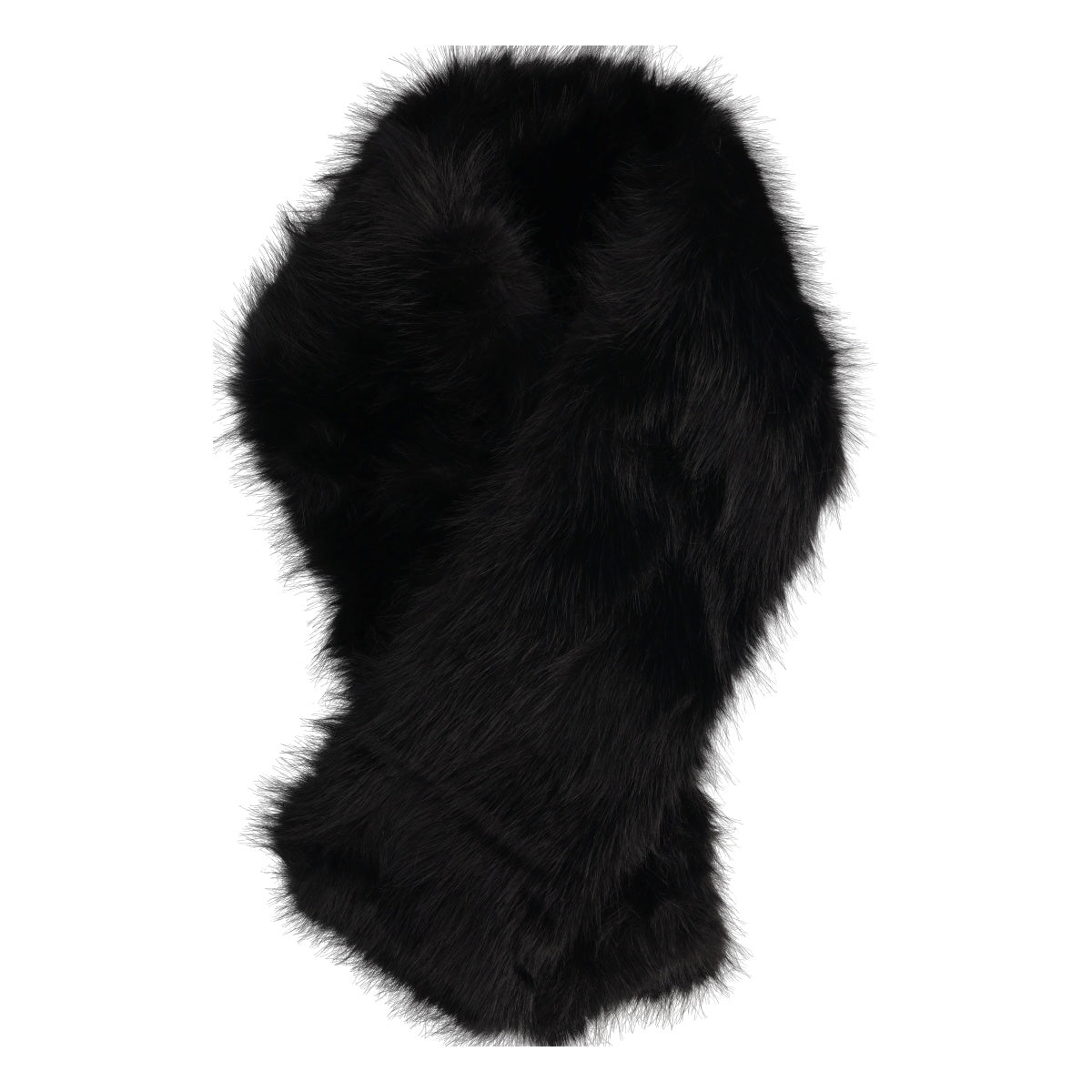 Collo pelliccia Donna Nero